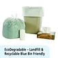 Stout by Envision Controlled Life Cycle Ecodegradable 13 Gallon Trash Bags, .7 Mil, White, 40 Bags/Roll, 3 Rolls (STOG2430W70)