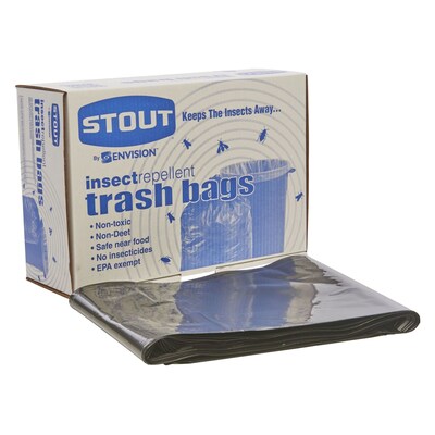 Stout Insect Repellent 35 Gallon Industrial Trash Bag, 33 x 35