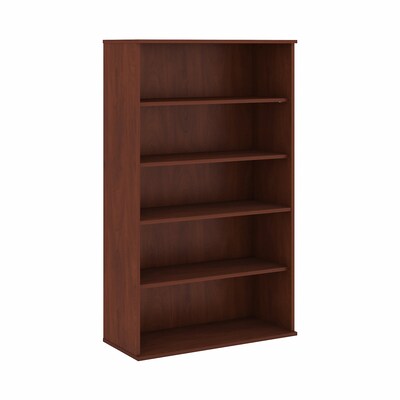 Bush Business Furniture 66H 5 Shelf Bookcase, Hansen Cherry (BK6636HC)