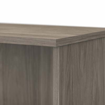 Bush Business Furniture 29"H 2-Shelf Bookcase with Adjustable Shelf, Modern Hickory (BK3036MH)