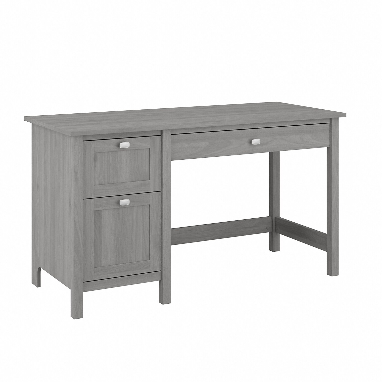 Bush Furniture Broadview 54 Computer Desk with Drawers, Modern Gray (BDD254MG-03)