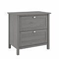 Bush Furniture Broadview 2-Drawer Lateral File Cabinet, Letter/Legal, Modern Gray, 30.79 (BDF131MG-03)