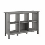 Bush Furniture Broadview 6-Shelf 30H Cube Bookcase, Modern Gray (BDB145MG-03)