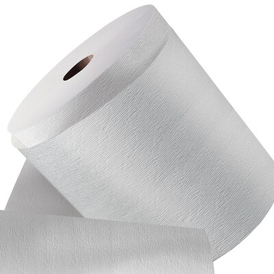 Kleenex Essential Plus+ Recycled Hardwound Paper Towels, 1-ply, 600 ft./Roll, 6 Rolls/Carton (50606)