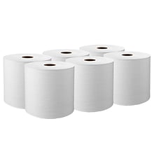 Kleenex Professional Recycled Hardwound Paper Towels, 1-ply, 600 ft./Roll, 6 Rolls/Carton (11090)