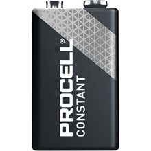 Procell Alkaline Battery, 9V, 1/Pack (PC1604/PC1604BK)