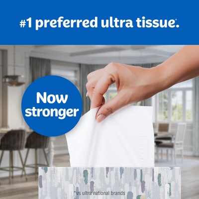 Kleenex Ultra Soft Facial Tissue, 3-Ply, 110 Tissues/Box, 3 Boxes/Pack (50239)