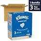 Kleenex Standard Facial Tissue, 2-Ply, 144 Sheets/Box, 3 Boxes/Pack (50219)
