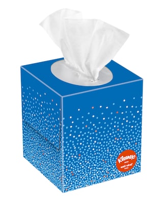 Kleenex Boutique Antiviral Facial Tissue, 3-Ply, 55 Sheets/Box, 27/Carton (49978)