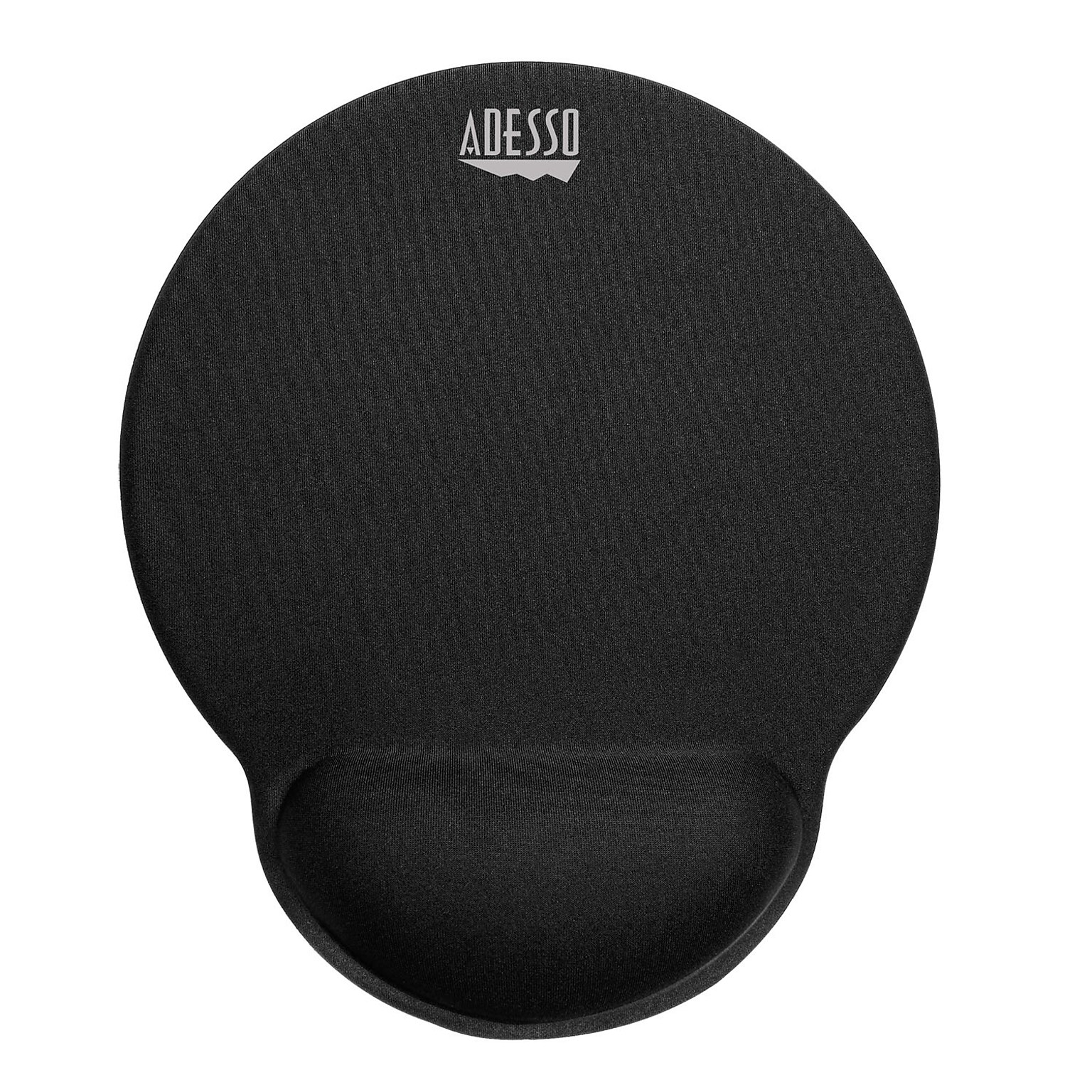 Adesso Truform Visco Foam Non-Skid Mouse Pad/Wrist Rest Combo, Black (TRUFORM P200)