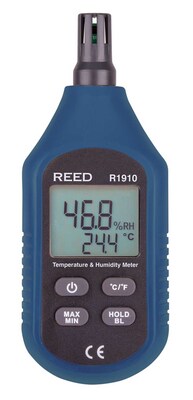 REED Temperature and Humidity Meter, Compact Series (R1910)