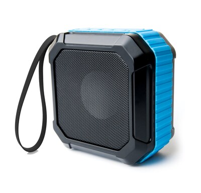 Sound Wave IPX6 Water Resistant Wireless Bluetooth Speaker, Blue (OTBS-SW-BL)