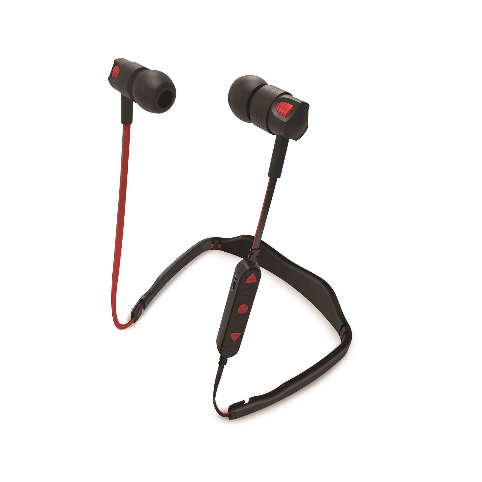 Prime Wireless Bluetooth Sports Earbods, Red (OTBTPRM-RD)