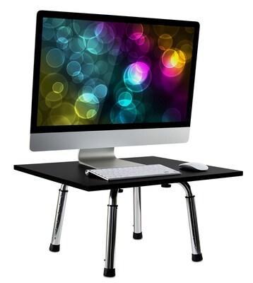 Mount-It! Standing Desk Height Adjustable Tabletop Converter, Black (MI-7932)