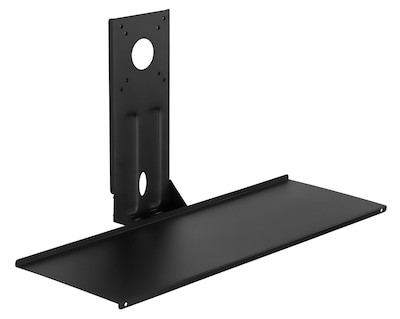 Mount-It! Monitor and Keyboard Wall Mount Bracket, Standing Workstation with Floating Keyboard, VESA