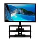 Mount-It! Universal Tabletop TV Stand Mount and AV Media Glass Shelf for 27"-55" TVs (MI-847)