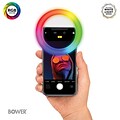 Bower RGB Clip-On Selfie LED Ring Light for Smartphones (WA-RGB250)