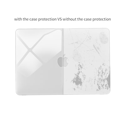 Techprotectus Laptop Case with Keyboard Cover and Screen Protector, Clear, Plastic (TP-CYCL-MP13ST)