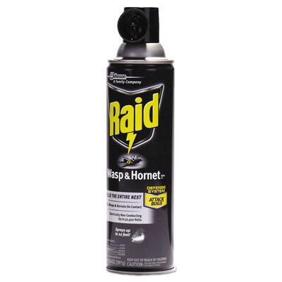 Raid Wasp and Hornet Killer, 14 oz. Aerosol Spray, 12/Carton (SJN668006)