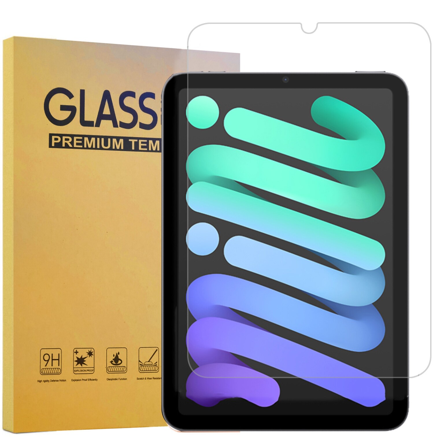 TechProtectus Scratch-Resistant Tempered Glass Screen Protector for iPad Mini 6 (TP-IPSP-M6)