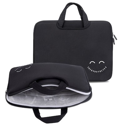 Techprotectus Neoprene Laptop Sleeve for 11.6 & 12 Laptops, Black (TP-BK-NS11)