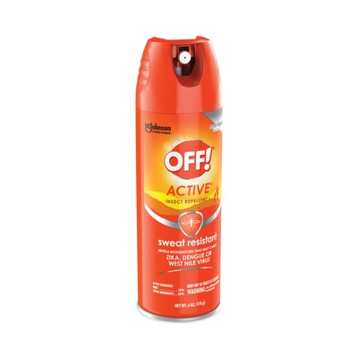 OFF!® ACTIVE Insect Repellent, 6 oz Aerosol Spray, 12/Carton
