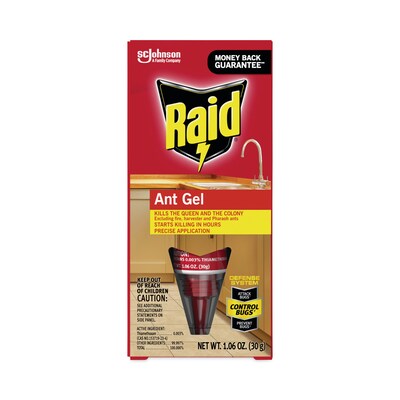 Raid® Ant Gel, 1.06 oz Tube, 8/Carton
