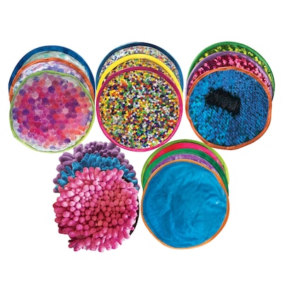 Primary Concepts Sensory Playtivity Stuff Sensory Sensory Discs, Assorted Colors, 15/Set (ELPSENDISCKIT)