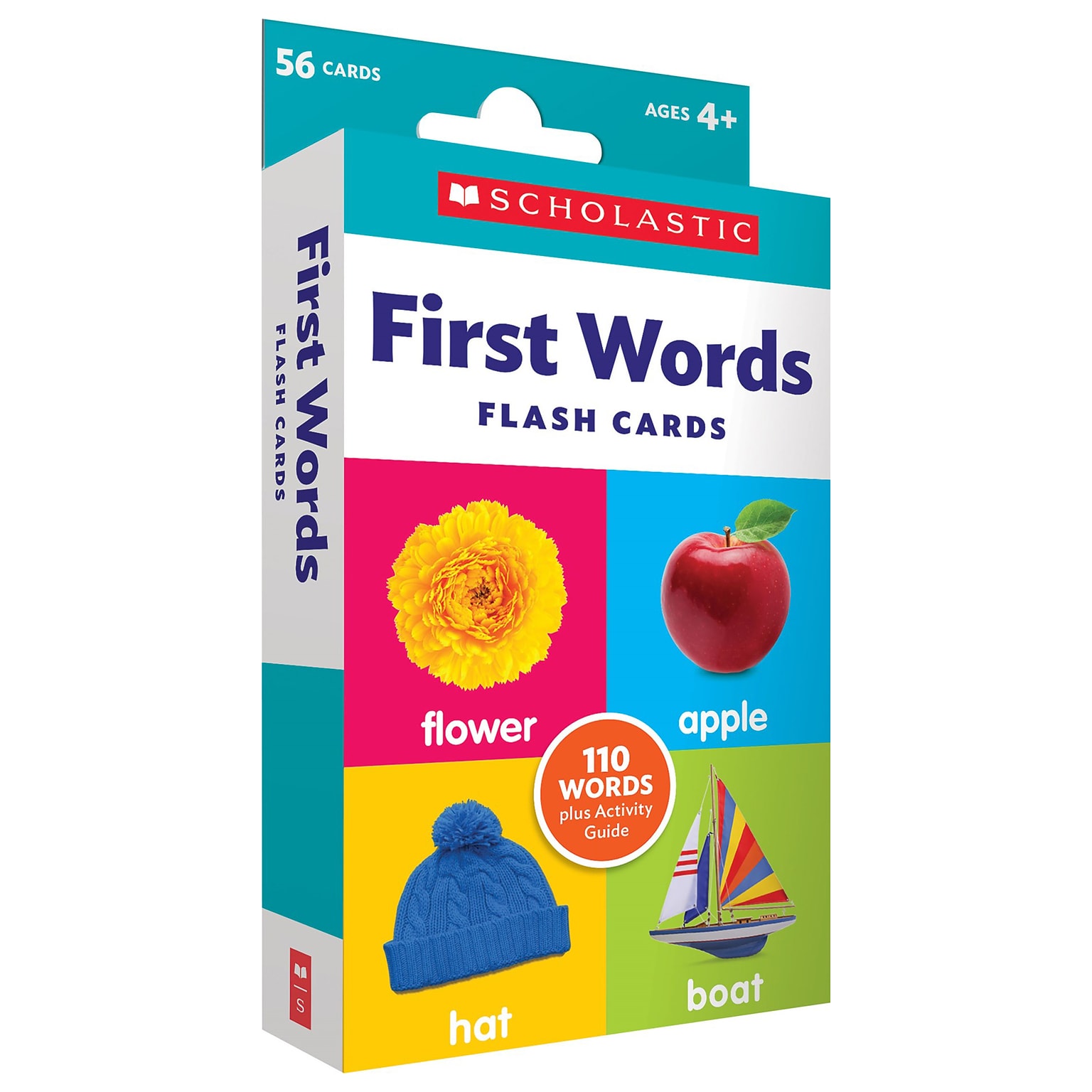 Scholastic First Words Flash Cards, 56/Pack (SC-714844)