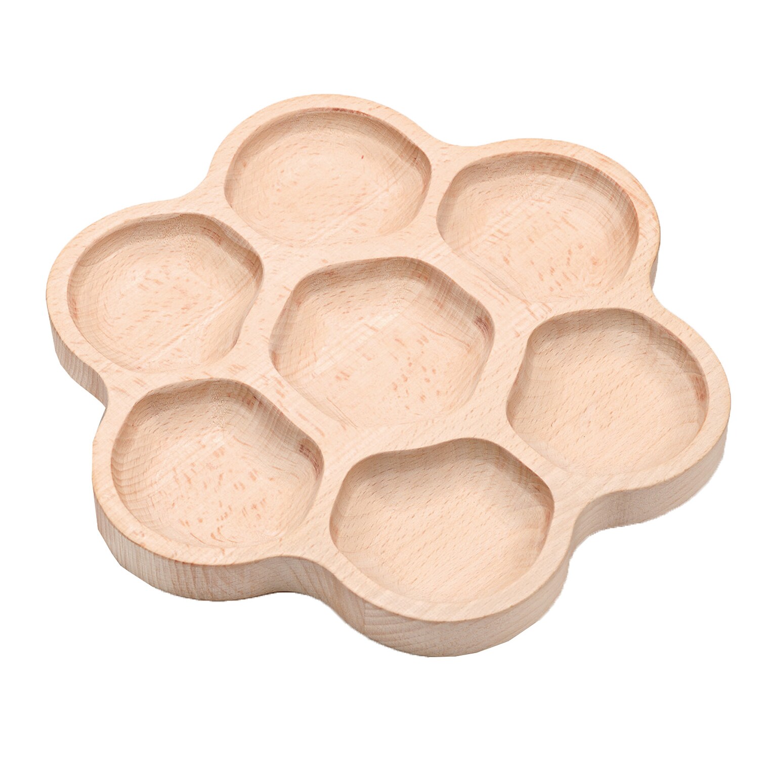 Yellow Door Natural Flower Tactile Tray, Beige (YUS1162)