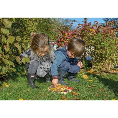Yellow Door Natural Flower Tactile Tray, Beige (YUS1162)