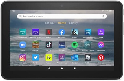 Amazon Fire 7, 12th Generation, 7 Tablet, WiFi, 16GB, Fire OS, Black (B096WKKK2K)