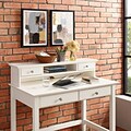 Crosley Campbell Writing Desk Hutch in White Finish (CF6510-WH)