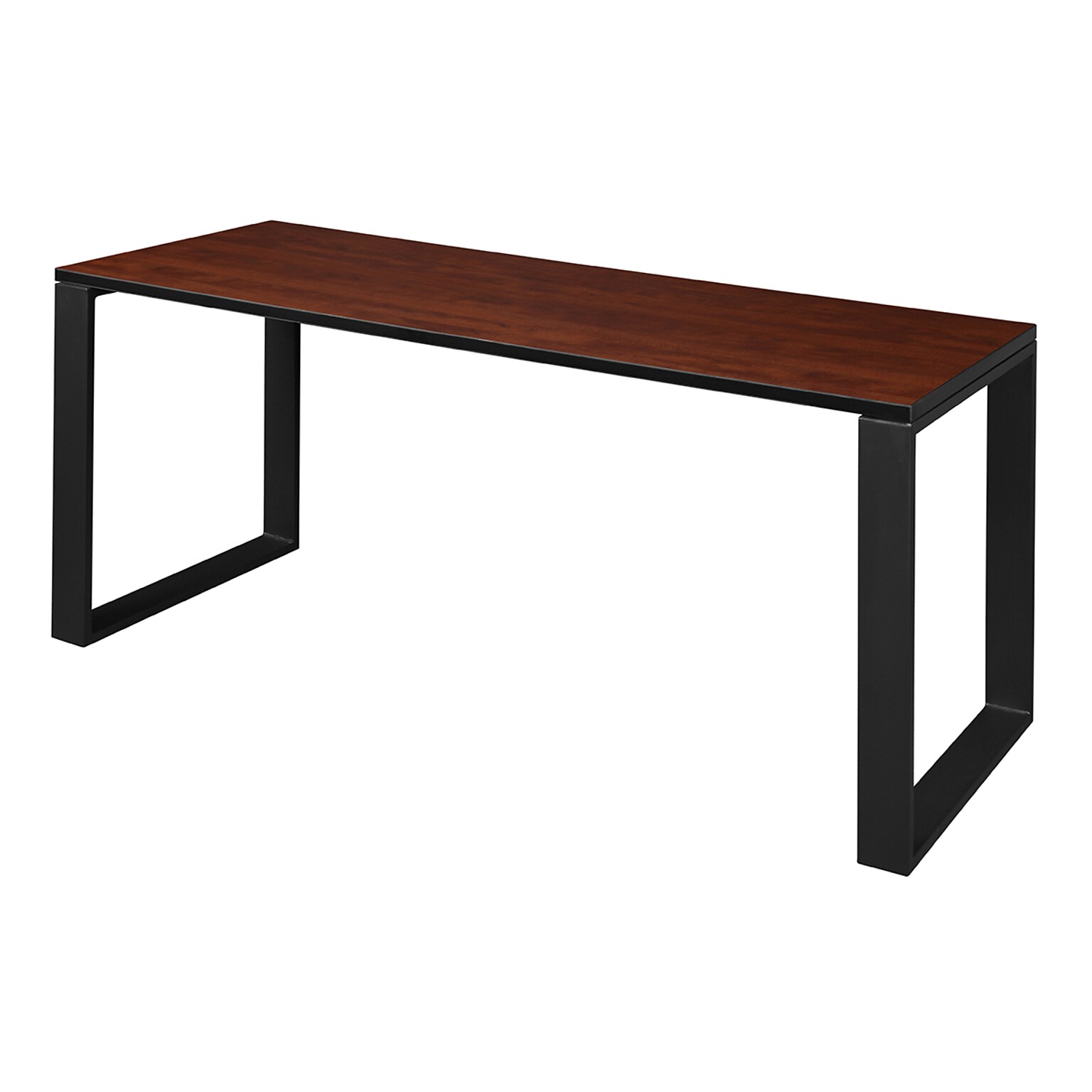 Regency Structure 60 x 24 Rectangular Laminate Training Table, Cherry & Black (STT6024CHBK)