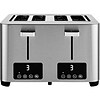 Salton 4 Slice Digital Toaster, Stainless Steel (ET2084)