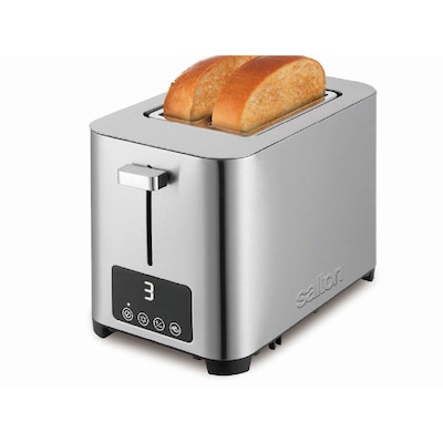 Salton 2 Slice Digital Toaster, Stainless Steel (ET2072)