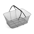 Design Ideas Mesh ShopCrate Basket, Silver (23009)