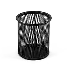 Design Ideas Mesh Pencil Cup, Black (34104)