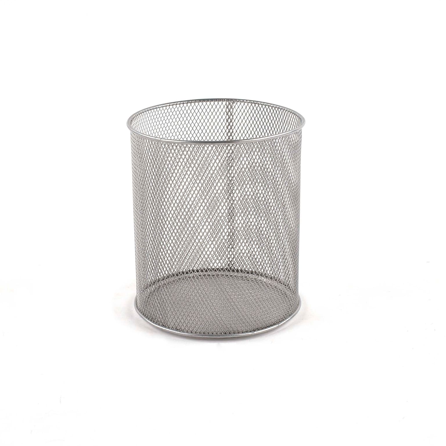 Design Ideas Mesh Pencil Cup, Silver (34109)