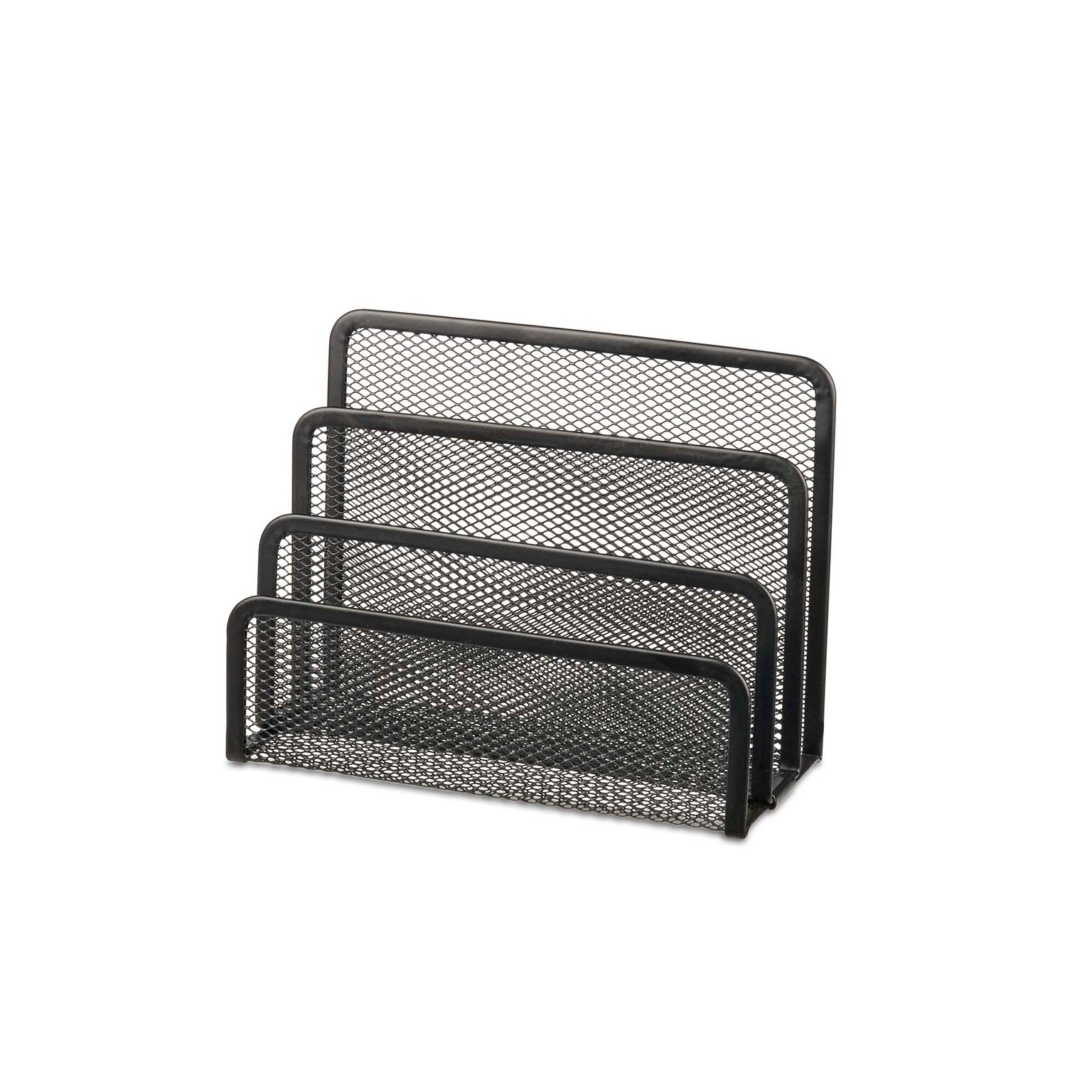 Design Ideas Mesh Letter Holder, Black (34114)