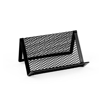 Design Ideas Mesh Business Card Holder, Black (34144)