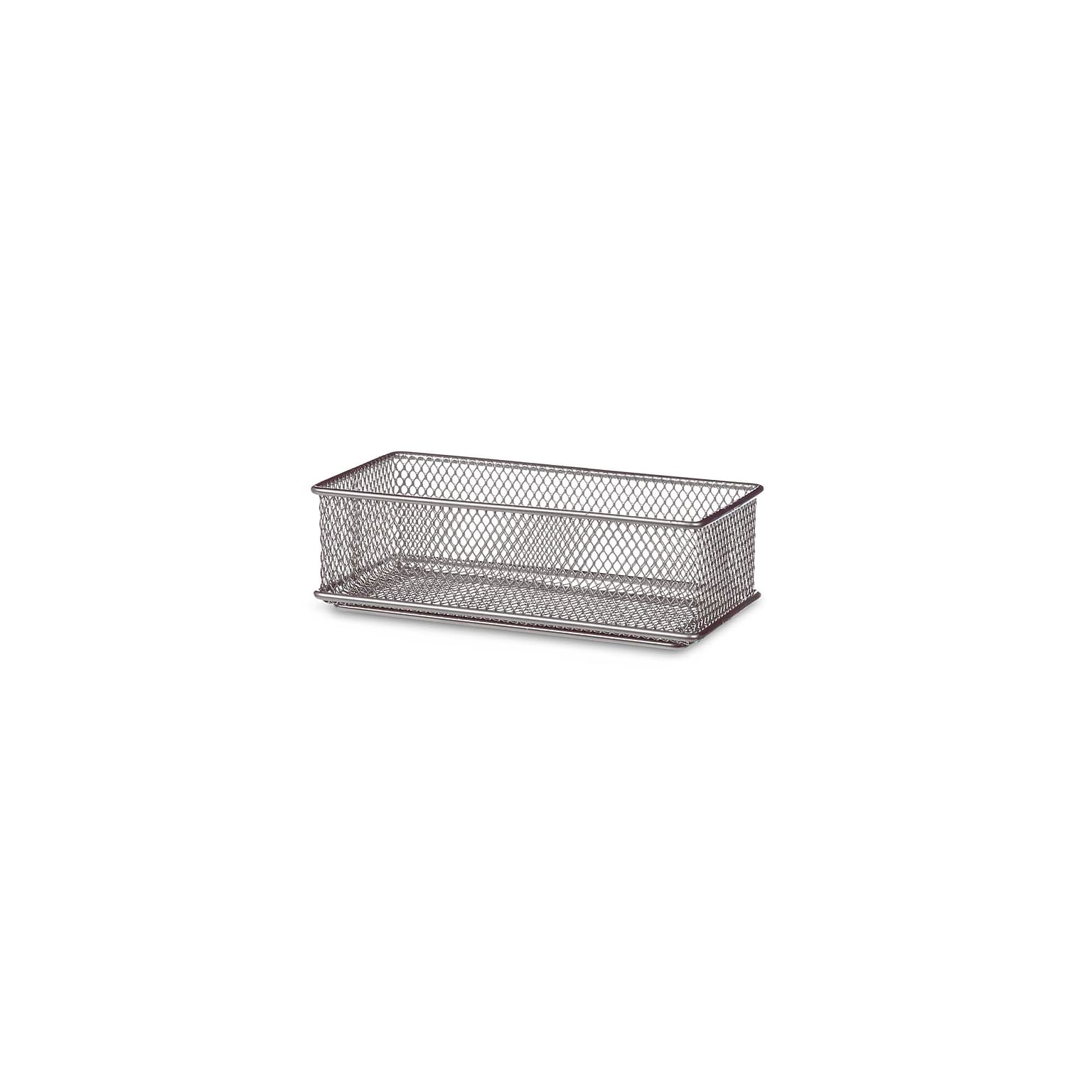 Design Ideas Mesh DrawerStore Organizer, 3 x 6, Silver (120909)