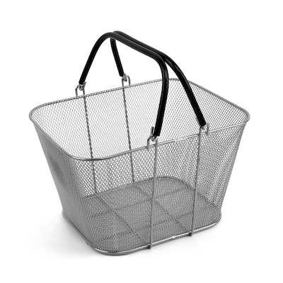Design Ideas Mini Mesh ShopCrate Basket, Silver (229009)