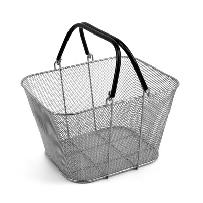 Design Ideas Mini Mesh ShopCrate Basket, Silver (229009)
