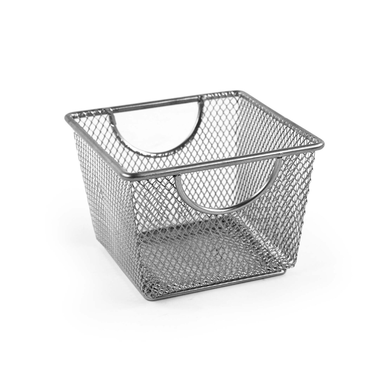 Design Ideas 1.9 Qt. Mesh Zip Box, Silver (351509)