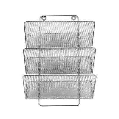 Design Ideas Mesh WallWorks Organizer, Small, Silver (351779)