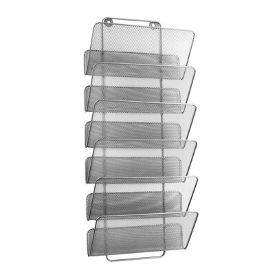 Design Ideas Mesh WallWorks Organizer, Large, Silver (351789)