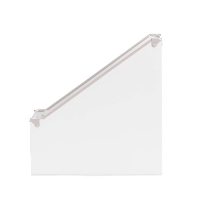 Design Ideas Paperboard Frisco Magazine File, White (3060631)