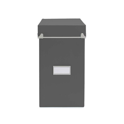 Design Ideas Frisco File Box, Gray (3060660)