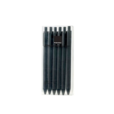 Design Ideas Monochrome Gel Pens, Set of 6, Black (3201906)